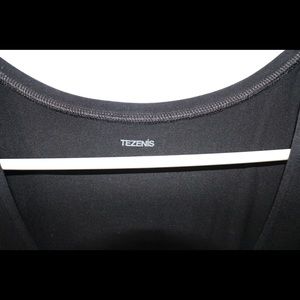 Stretchy tight black dress